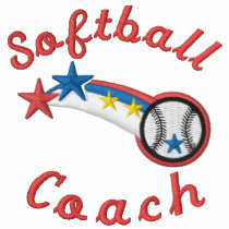 Softball Coach Jacket embroidered shirts