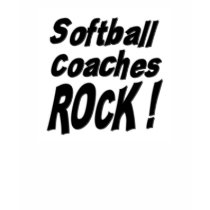 Softball Coaches Rock! T-shirt