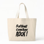 Softball Coaches Rock! Tote Bag