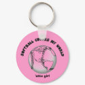 Softball Colors my World keychains by strongpointinc Softball Colors my World keychains