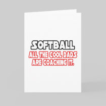 Softball...Cool Dads Card