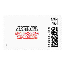 Softball...Cool Dads Postage Stamp
