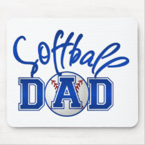 Softball Dad Mouse Pad