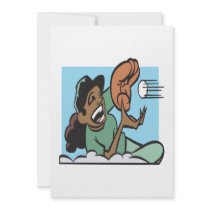 Softball Fielder Invitations