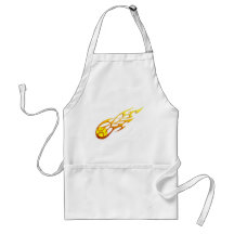 Softball Flame Aprons