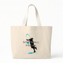 Softball freak - Pitcher front Tote Bags