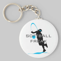 Softball freak - Pitcher front keychains