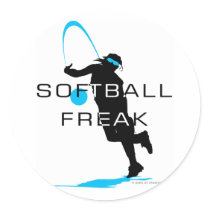 Softball freak - Pitcher front stickers