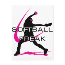 Softball Freak - Pitcher side postcards by DT_Studios Softball Freak - Pitcher side postcards