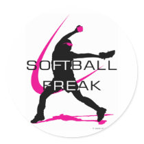 Softball Freak - Pitcher side stickers
