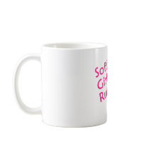 softball girls rule mugs