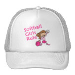Softball Girls Rule Trucker Hats