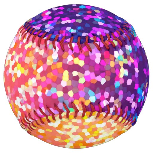 Softball Glitter Graphic Zazzle
