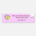 Softball-Green Bumper Stickers
