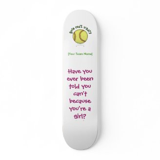 Softball-Green Custom Skateboard