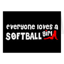 Softball Greeting Cards