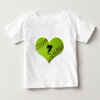 softball heart shirt