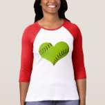 softball heart shirt