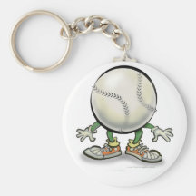 Softball Keychain