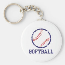 Softball Keychains