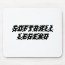 Softball Legend mousepads