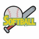 Softball Logo embroidered shirts by ZazzleEmbroidery Softball Logo embroidered shirts