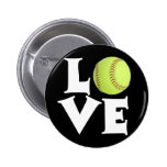 Softball Love Pins