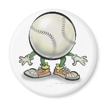 Softball magnets by FunGraphix Softball magnets