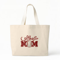 Softball MOM Tote Bag