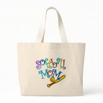 Softball Mom Tote Bag