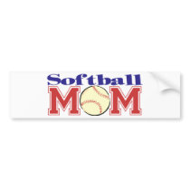 Softball Mom bumper stickers