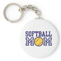 Softball Mom Key Chain