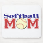 Softball Mom Mouse Pads