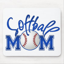 Softball Mom Mouse Pad