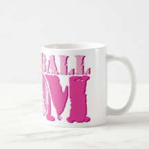 Softball Mom pink Mug