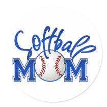 Softball Mom Sticker
