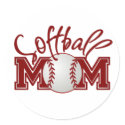 Softball MOM stickers
