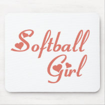 Softball Mouse Pad