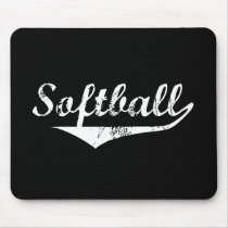 Softball Mouse Pad