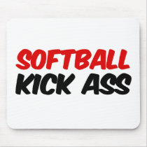 Softball mousepads by republicofsport Softball mousepads