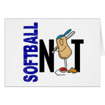 Softball Nut 1 Greeting Cards