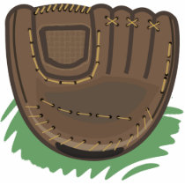 Softball or Baseball Glove Wall Sculpture Acrylic Cut Outs