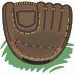 Softball or Baseball Glove Wall Sculpture Acrylic Cut Outs