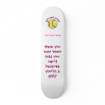 Softball-Pink Skate Board Deck
