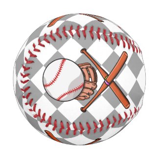 Softball Pirate Flag Inspired Design Baseball