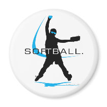 Softball - Pitcher magnets by DT_Studios Softball - Pitcher magnets