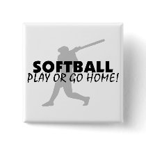 Softball Play Or Go Home Buttons