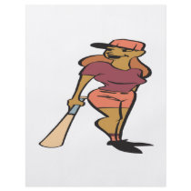 Softball Player Personalized Flyer