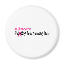 Softball Players Have More Fun magnets by TeeZazzle Softball Players Have More Fun magnets