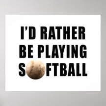 Softball Poster